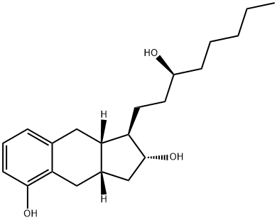 (1R,2R,3aS,9aS)-2,3,3a,4,9,9a-Hexahydro-1-[(3S)-3-hydroxyoctyl]-1H-benz[f]indene-2.5-diol