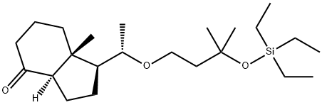 (1S,3aR,7aR)-7a-methyl-1-((S)-1-(3-methyl-3-((triethyl)oxy)butoxy)ethyl)hexahydro-1H-inden-4(2H)-one