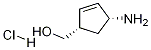 (1S၊4R)-(4-Aminocyclopent-2-enyl) မီသနော ဟိုက်ဒရိုကလိုရိုက်