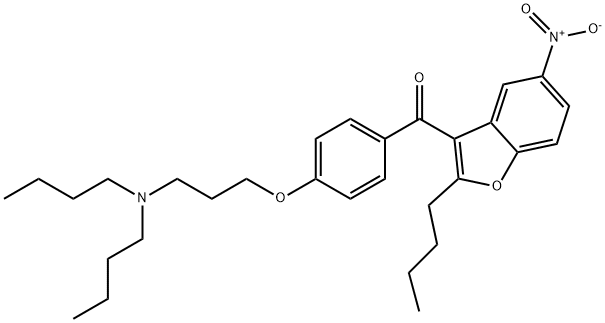 (2-Butyl-5-nitro-3-benzofuranyl)[4-[3-(dibutylamino)propoxy]phenyl]methone