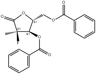((2R၊3R၊4R)-3-(benzoyloxy)-4-fluoro-4-methyl-5-oxotetrahydrofuran-2-yl)methyl benzoate