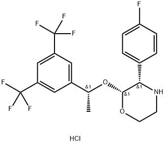 (2R၊3S)-2-[(1R)-1-[3.5-Bis(trifluoromethyl)phenyl]ethoxy]-3-(4-fluorophenyl)Morpholine hydrochloride