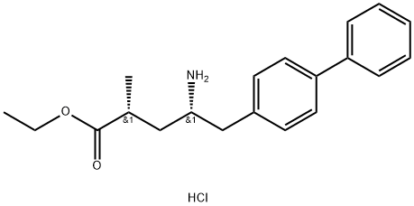 (2R၊4S)-4-Amino-5-(biphenyl-4-yl)-2-methylpentanoic အက်ဆစ် အီသိုင်းအေစတာ ဟိုက်ဒရိုကလိုရိုက်