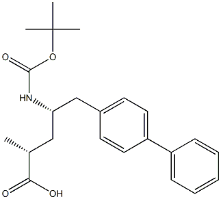 (2R၊4S)-5-((1,1'-Biphenyl)-4-yl)-4-((tert-butoxycarbonyl)amino)-2-methylpentanoic အက်ဆစ်