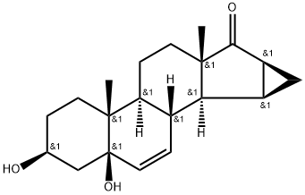 (3b၊5b၊15a၊16a)-15,16-Dihydro-3,5-dihydroxy-3'H-cycloprop[15,16]androsta-6,15-dien-17-one