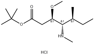 (3R,4S,5S)-tert-butyl 3-Methoxy-5-Methyl-4-(MethylaMino)heptanoate ဟိုက်ဒရိုကလိုရိုက်