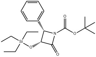 (3R၊4S)-tert-Butyl 2-oxo-4-phenyl-3-(triethylsilyloxy)azetidine-1-carboxylate