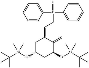 [3S-(1Z,3a,5b)]-[2-[3,5-Bis[[(tert-butyl)dimethylsilyl]oxy]-2-methylenecyclohexylidene]ethyl]diphenylphosphine အောက်ဆိုဒ်