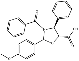 (4S၊5R)-3-Benzoyl-2-(4-methoxyphenyl)-4-phenyl-5-oxazolidinecarboxylic အက်ဆစ်