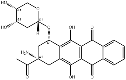 (7S-cis)-9-Acetyl-9-amino-7-[(2-deoxy-alpha-D-erythro-pentopyranosyl)oxy]-7,8,9,10-tetrahydro-6,11-dihydroxy-5 ၊၁၂-naphthacenedione