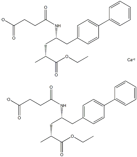 (alphaR၊gammaS)-gamma-[(3-Carboxy-1-biphenyl]-4-pentanoic acid 4-ethyl esteroxopropyl)amino]-alpha-methyl-[1,1'-calcium salt