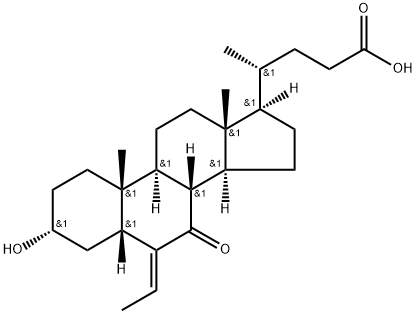 (င)-3α-hydroxy-6-ethylidene-7-keto-5β-cholan-24-oic အက်ဆစ်