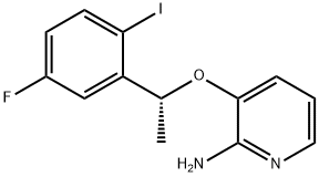 (R)-3-(1-(5-fluoro-2-iodophenyl)ethoxy)pyridin-2-amine