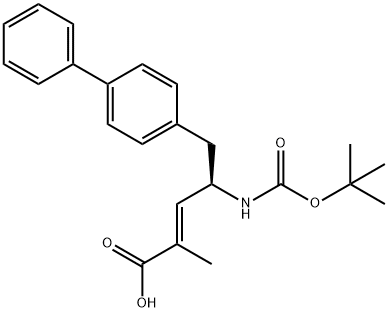 (R၊E)-5-((1,1'-Biphenyl)-4-yl)-4-((tert-butoxycarbonyl)amino)-2-methylpent-2-enoic acid