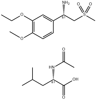 (၎)-1-(3-Ethoxy-4-Methoxyphenyl)-2-(Methylsulfonyl)ethylaMine N-acetyl-L-leucine ဆား