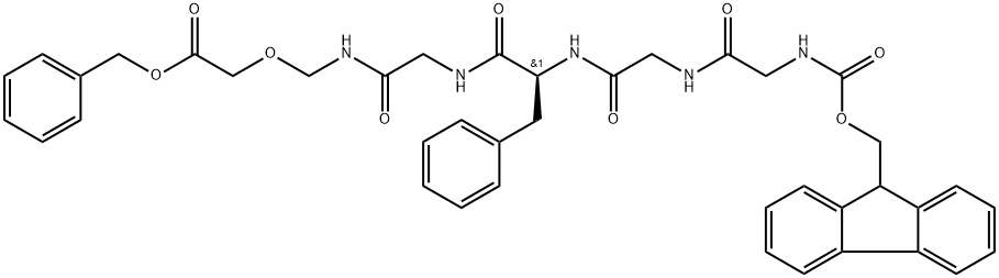(၎)-benzyl 11-benzyl-1-(9H-fluoren-9-yl)-3,6,9,12,15-pentaoxo-2,18-dioxa-4,7,10,13,16-pentaazaicosan -20- oate