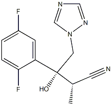 (αS၊βR)-β-(2,5-Difluorophenyl)-β-hydroxy-α-Methyl-1H-1,2,4-triazole-1-butanenitrile