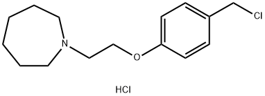 1-(2-(4-(chloromethyl)phenoxy)ethyl)azepane ဟိုက်ဒရိုကလိုရိုက်