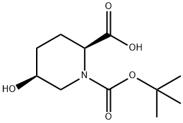 1.2-Piperidinedicarboxylic acid၊ 5-hydroxy-၊ 1-(1,1-diMethylethyl) အီစတာ၊ (2S၊5S)