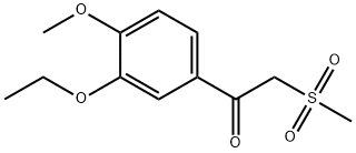 1-(3-Ethoxy-4-Methoxyphenyl)-2-(Methylsulfonyl) အီသနော
