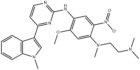 1.4-BenzenediaMine၊ N1-[2-(diMethylaMino)ethyl]-5-Methoxy-N1-Methyl-N4-[4-(1-Methyl-1H-indol-3-yl)-2-pyriMidinyl]-2 -nitro
