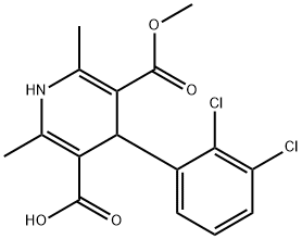 1.4-Dihydro-2,6-dimethyl-4-(2',3'-dichlorophenyl)-5-carboxy methyl-3-pyridinecarboxylic acid