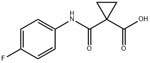 1-(4-Fluorophenylcarbamoyl)cyclopropanecarboxylic အက်ဆစ်