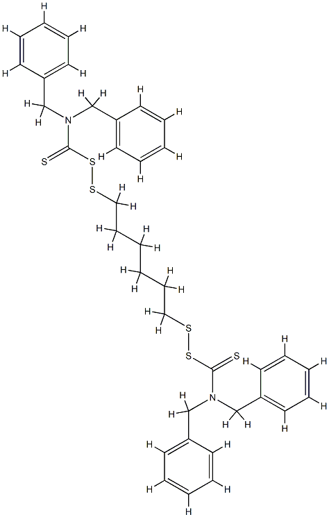 1.6-Bis(N၊N′-dibenzylthiocarbamoyldithio)-hexan
