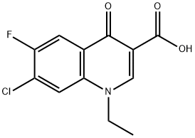 1-ETHYL-7-CHLORO-6-FLUORO-1,4-DIHYDRO-4-OXOQUINOLINE-3-CARBOXYLIC အက်ဆစ်