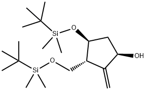 1R(3R၊4S)-4-(tert-butyldimethylsilyloxy)-3-￡¨￡¨tert-butyldimethylsilyloxy)methyl)-2-methylenecyclopentanol