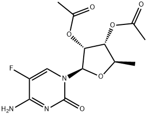 2'၊3'-Di-O-acetyl-5'-deoxy-5-fuluro-D-cytidine