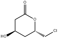 2H-Pyran-2-one၊ 6-(chloromethyl)tetrahydro-4-hydroxy-၊ (4R၊6S)-