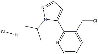 3-(chloromethyl)-2-(1-isopropyl-1H-pyrazol-5-yl)pyridine ဟိုက်ဒရိုကလိုရိုက်