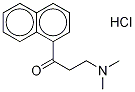 3-(DIMETHYLAMINO)-1-(NAPHTHALEN-1-YL)PROPAN-1-ONE ဟိုက်ဒရိုကလိုရိုက်