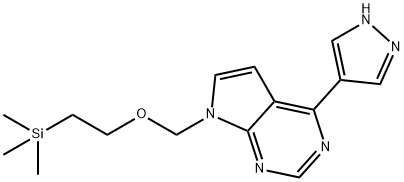 4-(1H-PYRAZOL-4-YL)-7-((2-(TRIMETHYLSILYL)EthoxY)Methyl)-7H-PYRROLO[2,3-D]PYRIMIDINE