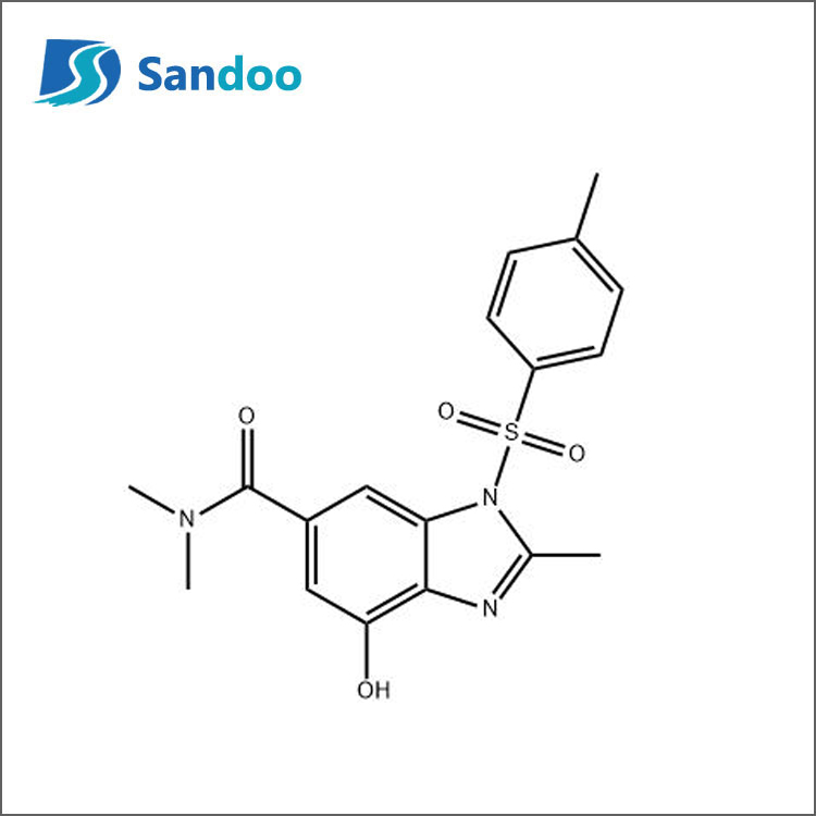 4-Hydroxy-N၊N၊2-trimethyl-1-tosyl-1H-benzo[d]imidazole-6-carboxamide