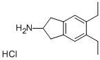 5.6-Diethyl-2,3-dihydro-1H-inden-2-amine ဟိုက်ဒရိုကလိုရိုက်