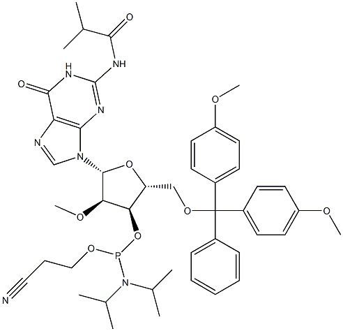 5'-O-(4,4-Dimethoxytrityl)-2'-O-methyl-N-isobutyrylguanosine-3'-(2-cyanoethyl-N၊N-diisopropyl)phosphoramidite