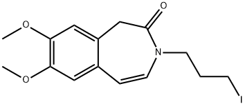 7.8-Dimethoxy-3-(3-iodopropyl)-1,3-dihydro-2H-3-benzazepin-2-one