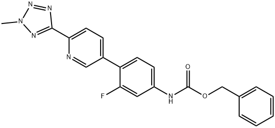 ကာဘာမိုက် အက်ဆစ်၊ N-[3-ဖလိုရို-4-[6-(2-Methyl-2H-tetrazol-5-yl)-3-pyridinyl]phenyl]-၊