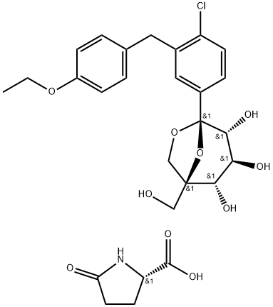 Ertugliflozin L-pyroglutamic အက်ဆစ်