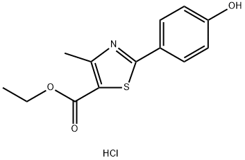 Ethyl 2-(4-Hydroxyphenyl)-4-methylthiazole-5-carboxylate ဟိုက်ဒရိုကလိုရိုက်