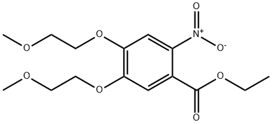 Ethyl 4.5-bis(2-methoxyethoxy)-2-nitrobenzoate