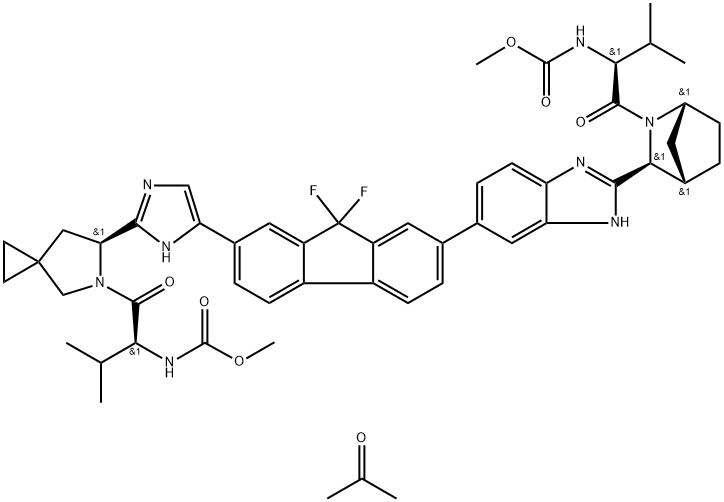 Ledipasvir acetone