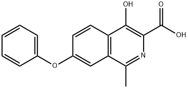 မီသိုင်း 1-chloro-4-hydroxy-7-phenoxyisoquinoline-3-carboxylate
