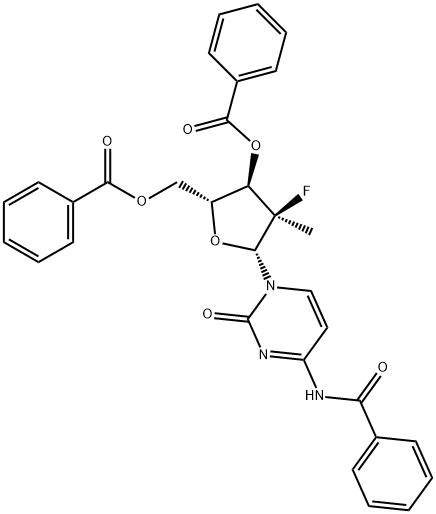 Methyl-၊ 3'၊5'-dibenzoate၊ (2'R)Cytidine၊ N-benzoyl-2'-deoxy-2'-fluoro-2'-