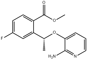 မီသိုင်း(R)-2-(1-((2-aminopyridin-3-yl)oxy)ethyl)-4-fluorobenzoate