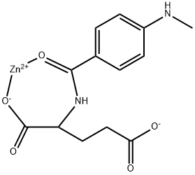 N-[4-(Methylamino)benzoyl]-L-glutamic acid ဇင့်ဆား