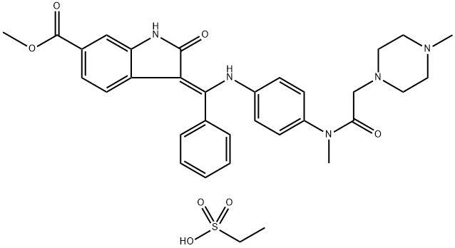 Nidanibu diethylsulfonate