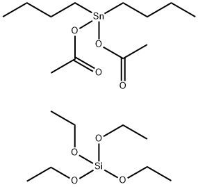 ဆီလီဆစ်အက်ဆစ် (H4SiO4)၊ tetraethyl ester၊ bis(acetyloxy)dibutylstannane ပါသော တုံ့ပြန်ပစ္စည်းများ